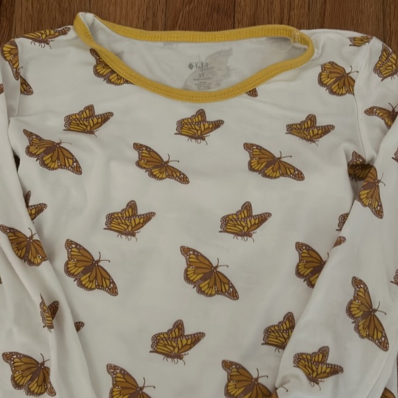 Kyte BABY long sleeve pajamas monarch 3T - Picture 2 of 4